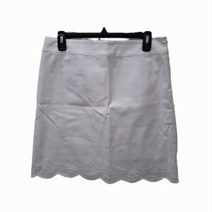 Talbots Petite White Skirt